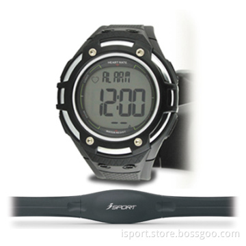 2014 New Digital Heart Rate Monitor/ Pulse Wrist Watch with Chest Belt W113